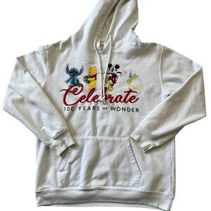 Disney 100th Anniversary Hoodie Sweatshirt Size L (11-13) 100 Years Of Wonder